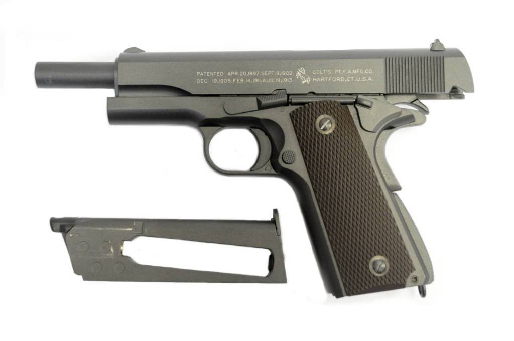 pistola colt 1911 airsoft full metal